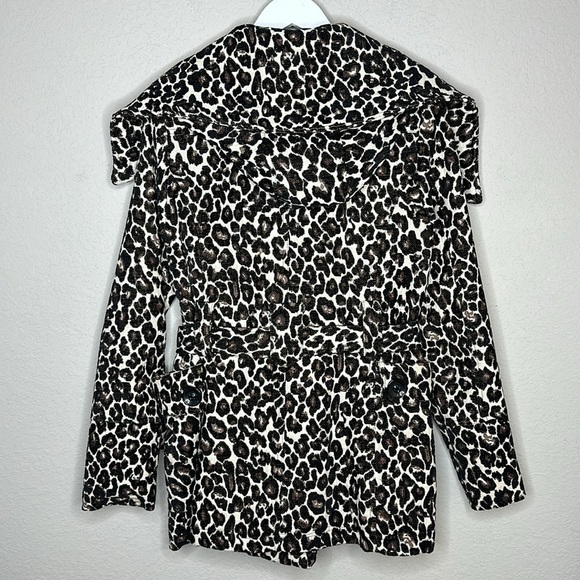 Dollhouse Hooded Cheetah Print Coat Size Large - Picture 6 of 15